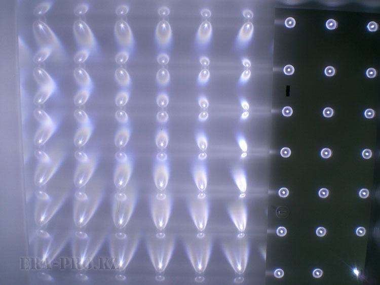 Призматическая рассеивающая пленка - подсветка Direct LED